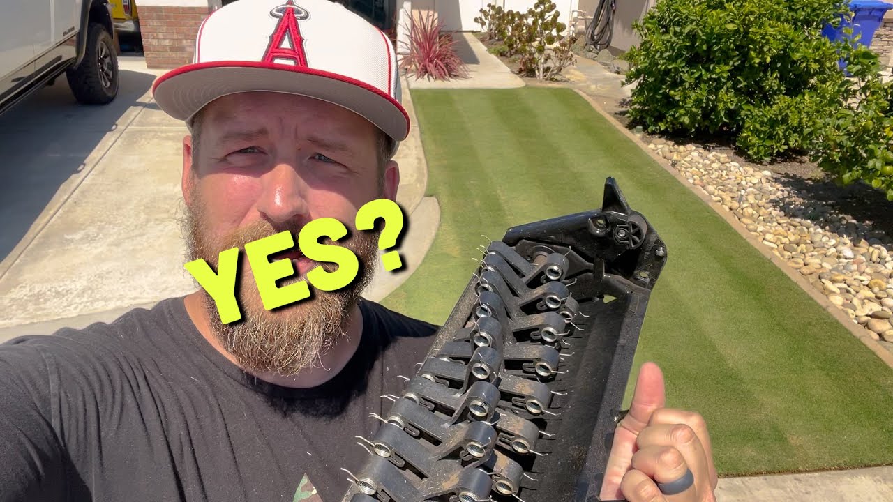 Should you Dethatch Bermuda Grass? + Cutting TifTuf at 5mm 1/4