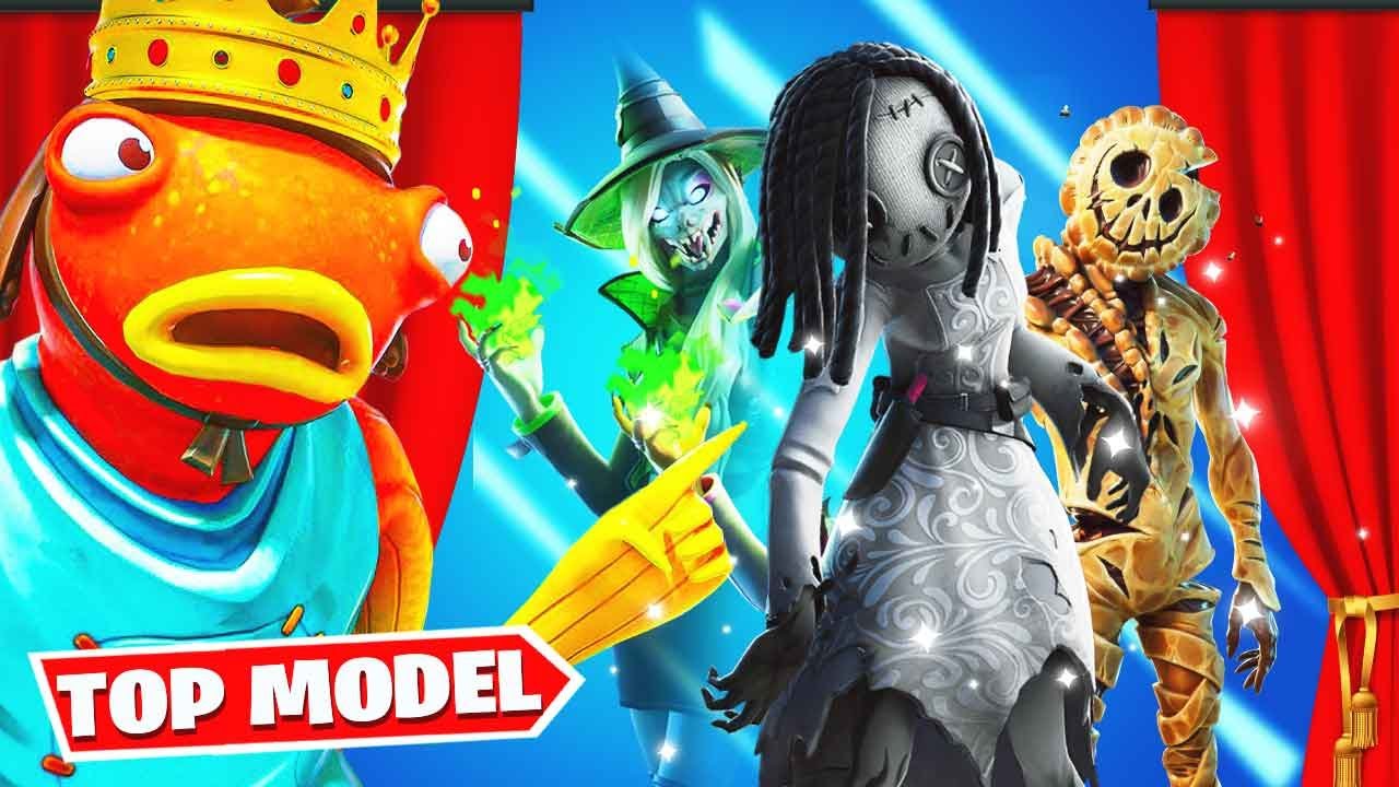 Top Model na NAJBRZYDSZE Skiny w Fortnite!