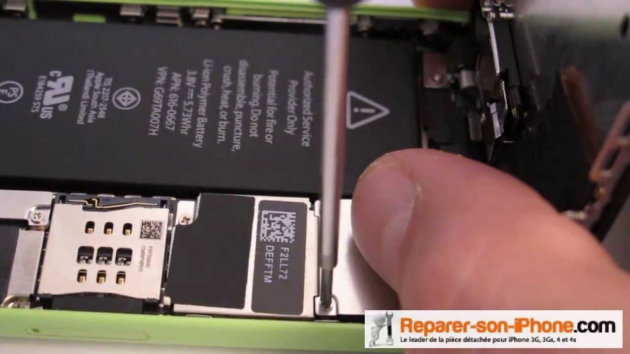 iPhone 5C 5 Reparer ecran : Remplacer écran ( vitre tactile +lcd ) sur un iPhone 5C 5 HD
