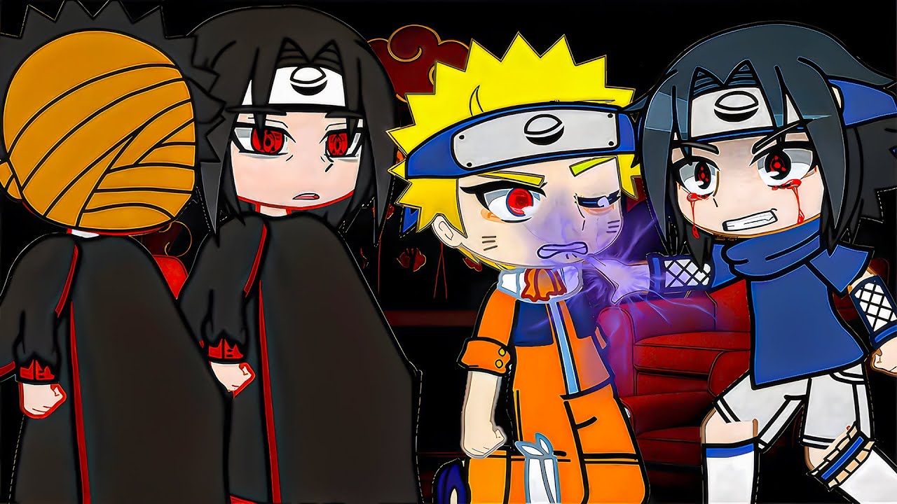 Akatsuki React To Naruto & Sasuke // Gacha React