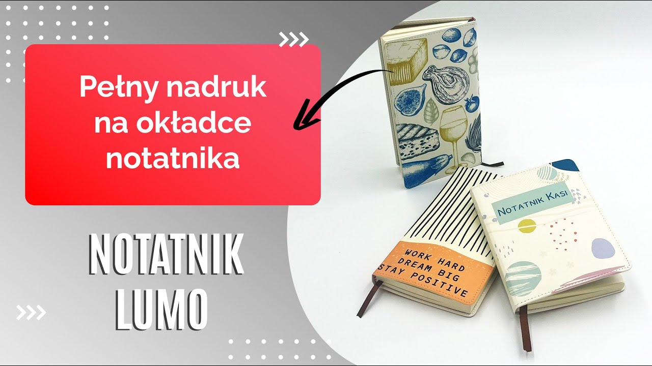 Nadruk na na notatniku | Jak zrobić personalizowany notes | GRAWERTON
