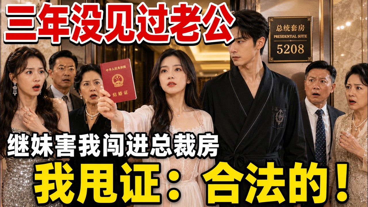 結婚3年我仍是處女，繼妹為取而代之 設計我與陌生男人纏綿一夜，感受到堅挺後深深愛上，醒來竟發現總裁 竟是自己未曾見過面的丈夫！