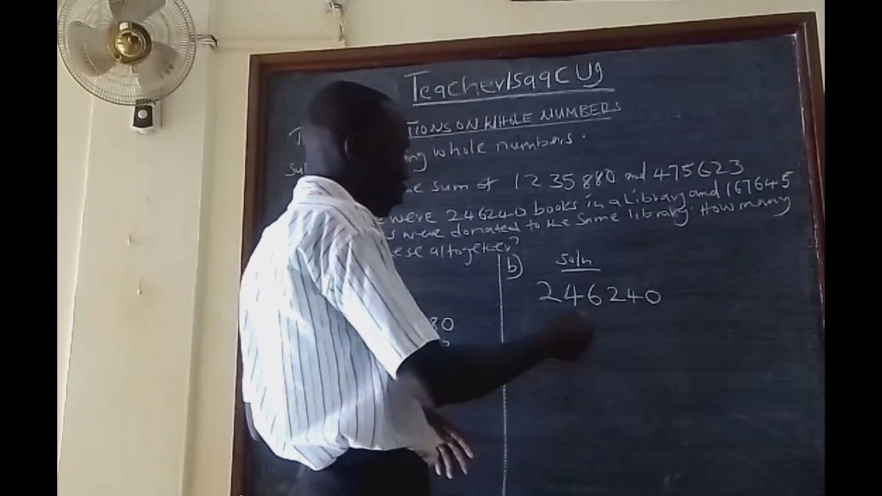 How to add whole numbers 