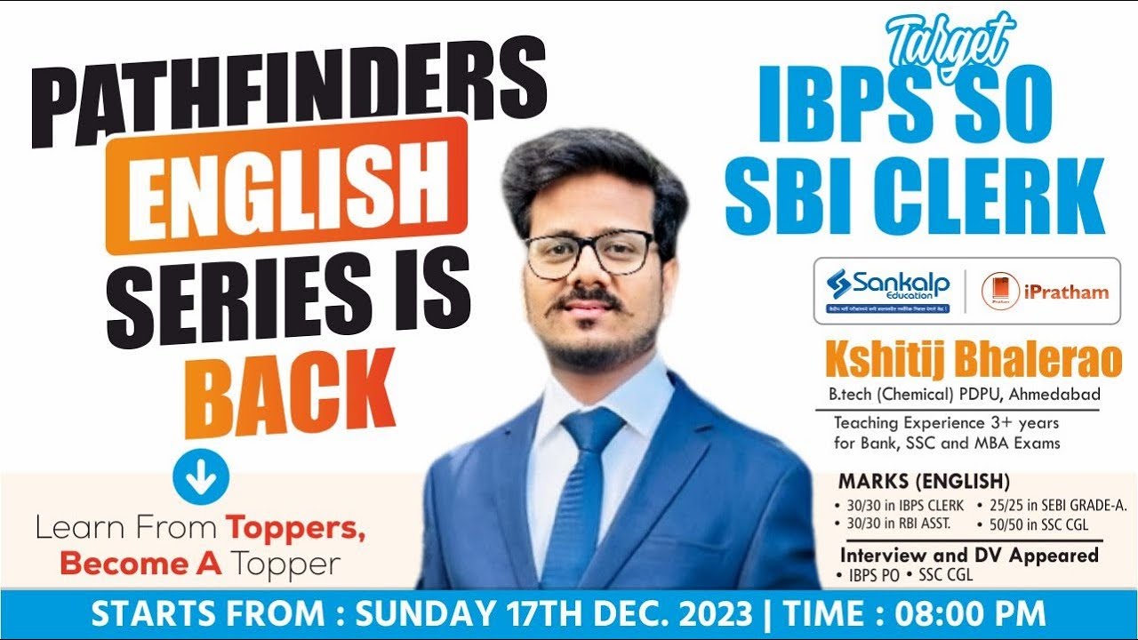 PATHFINDERS Special English Series ||  Match The Columns, Word Swap (Lecture -1) || Kshitij Bhalerao