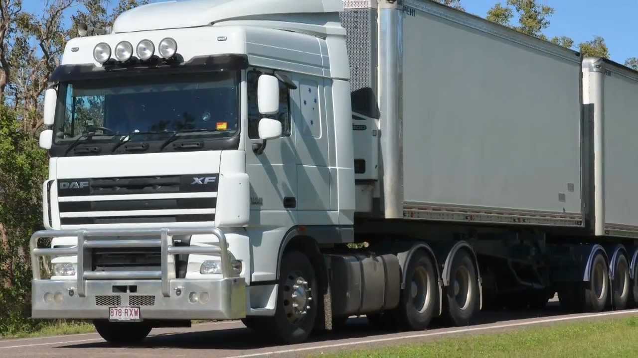 Haack Transport's DAF XF105 in B-Double linehaul