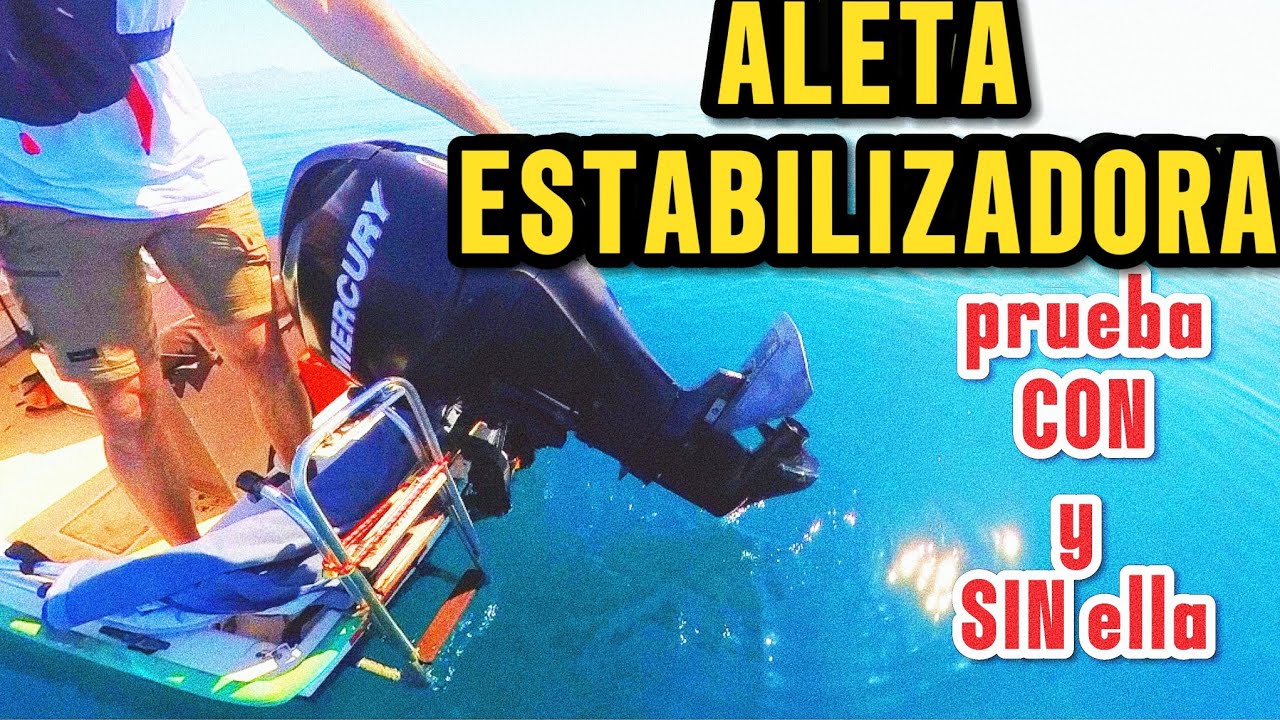 ALETA ESTABILIZADORA prueba CON y SIN ella #barcos #nautica #boatinglife #boating #navegar #mar