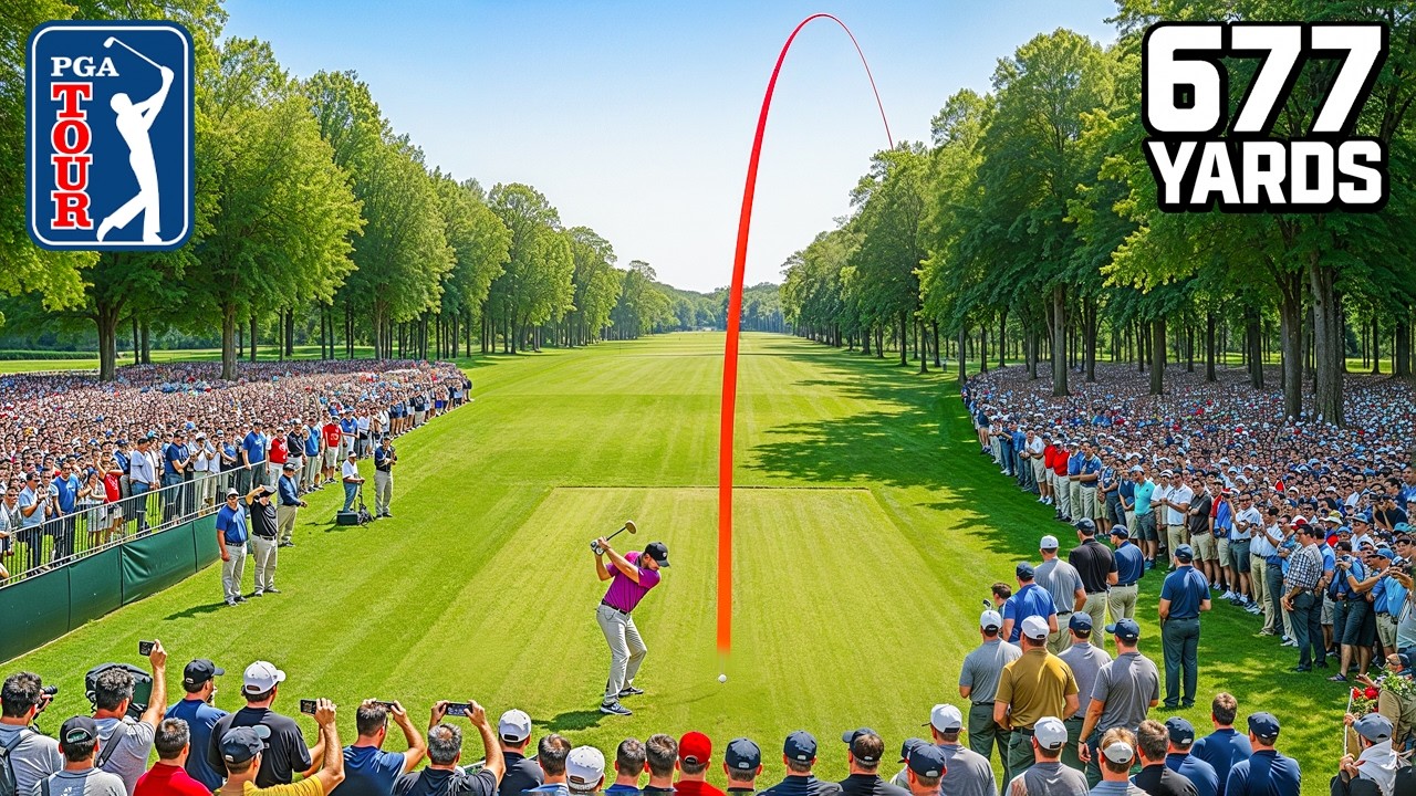 PGA Hole-in-ones, but they keep getting farther away