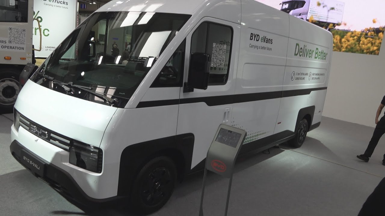 BYD E-VALI Panel Van (2025) Exterior and Interior