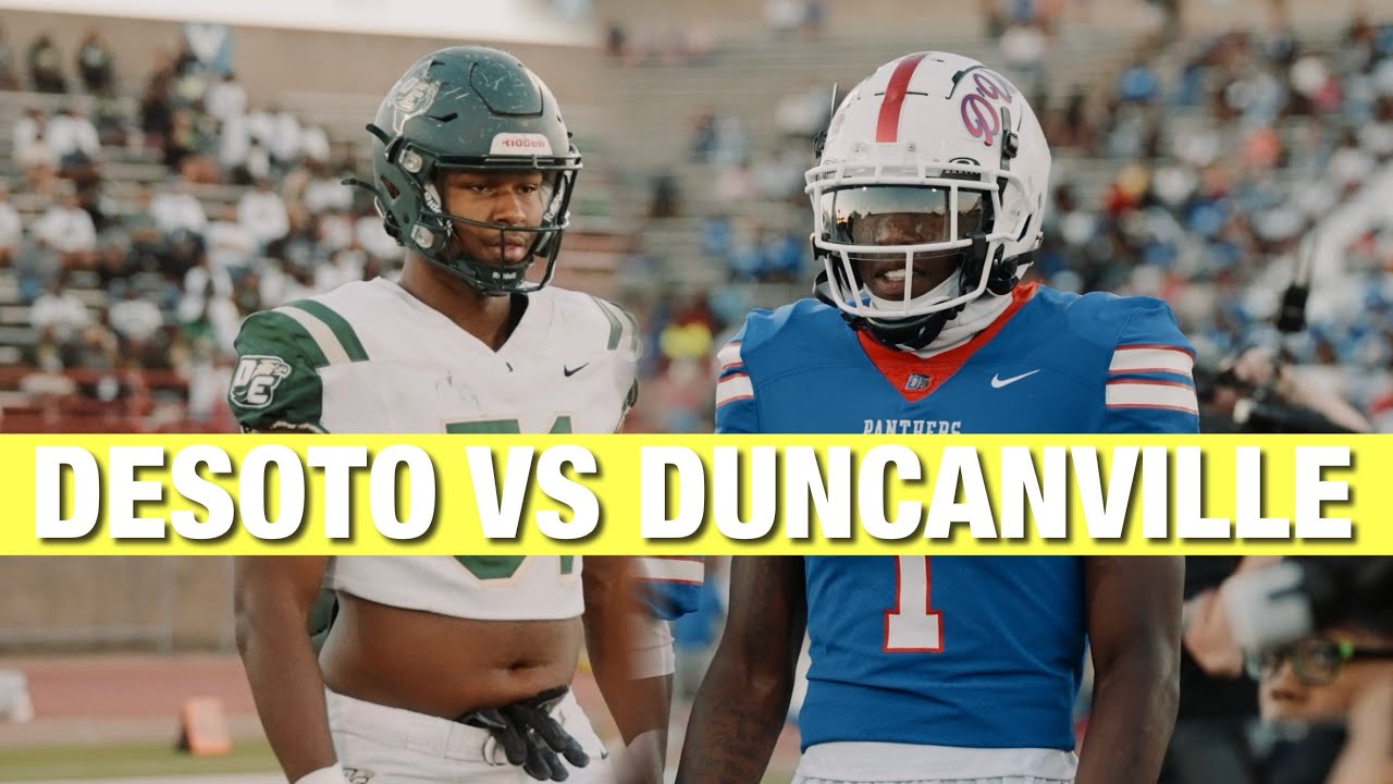 #TXHSFB : #10 DUNCANVILLE vs #19 DESOTO || MUST SEE👀|| #viralvideos 