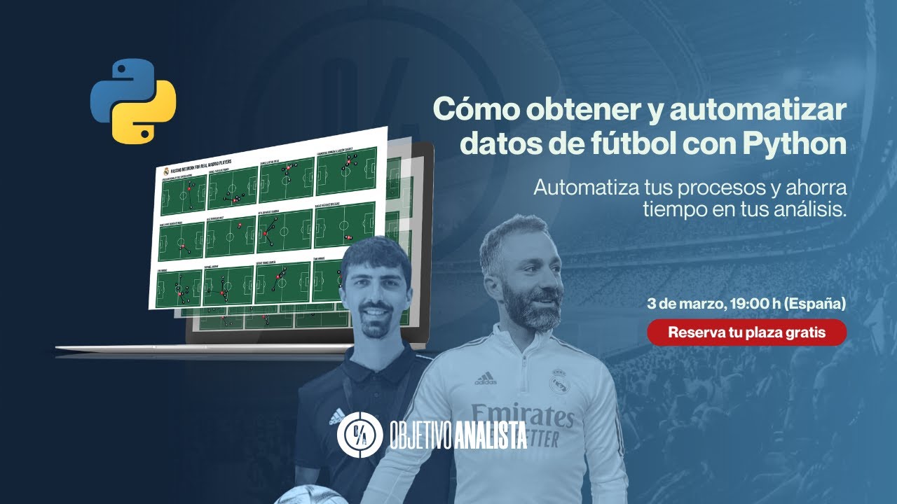 Aprende a analizar datos de fútbol con Python - TALLER PRÁCTICO📊⚽