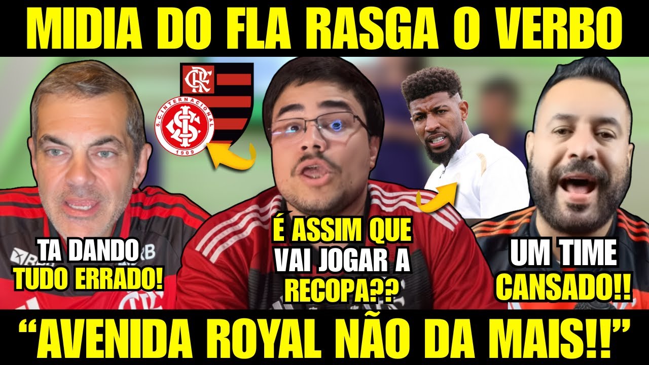 REPERCUTIU NA IMPRENSA! A MIDIA FLAMENGUISTA RASGA O VERBO APÓS EMPATE NO MARACA