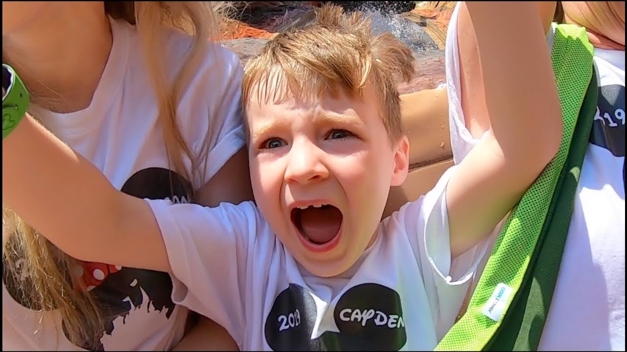 TERRIFIED ON SPLASH MOUNTAIN!