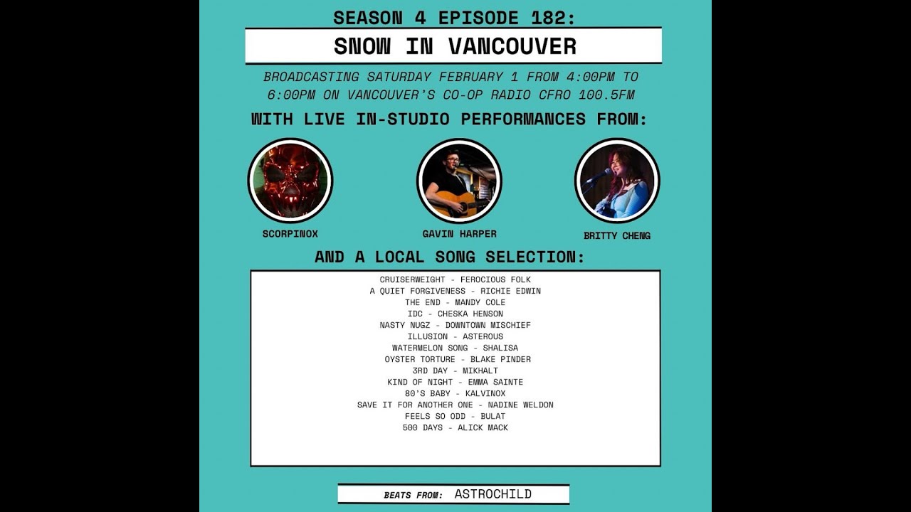Unsigned BC - Episode 182 - February 1st 2025 &ndash; (Ft. Scorpinox, Britney Cheng & Gavin Harper)