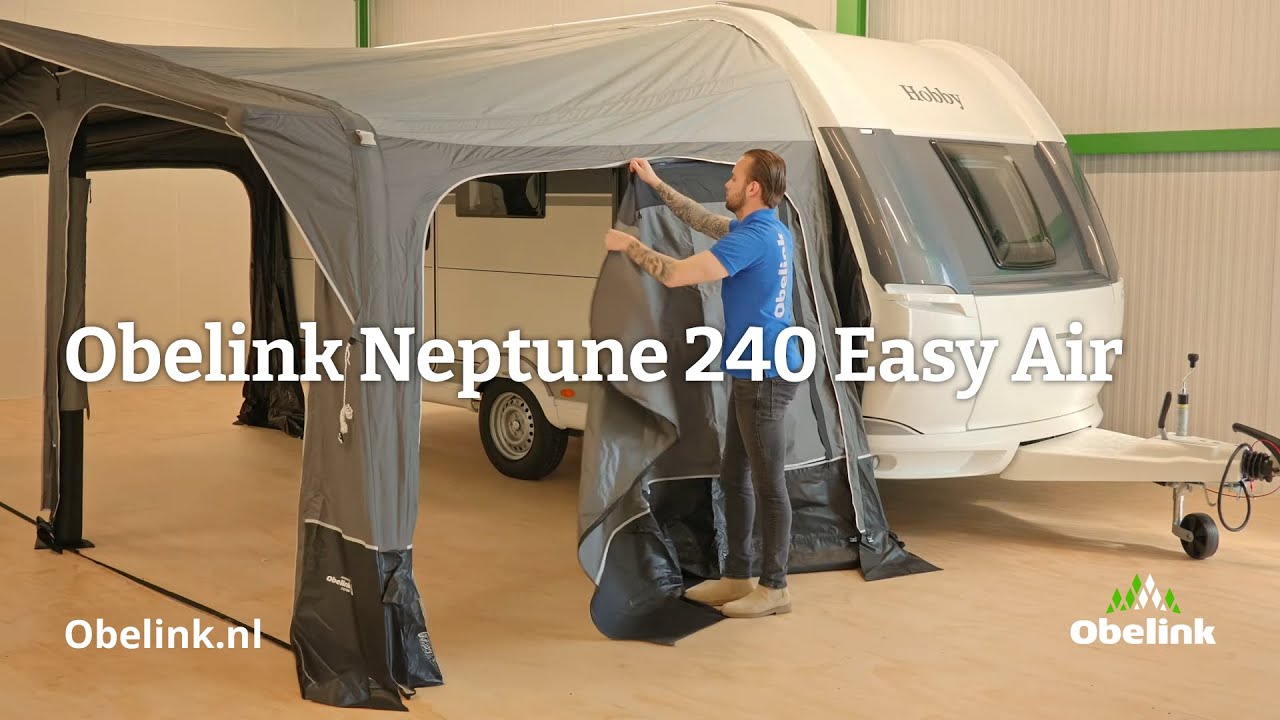 Obelink Neptune 240 Easy Air opblaasbare caravanvoortent | Productvideo | Obelink