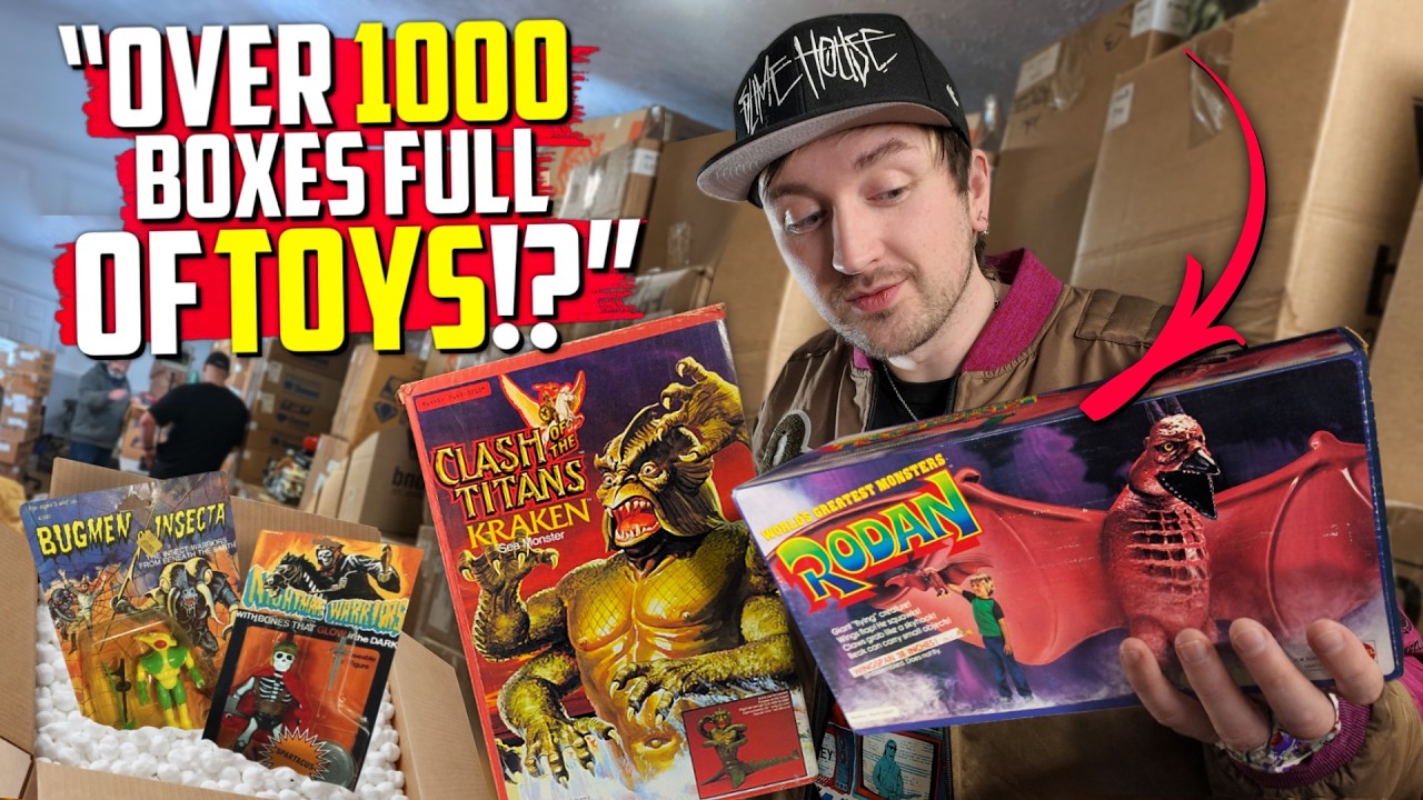 Vintage toys found HERE! This old toy shop stock is FULL of the rarest holy grails ever?!