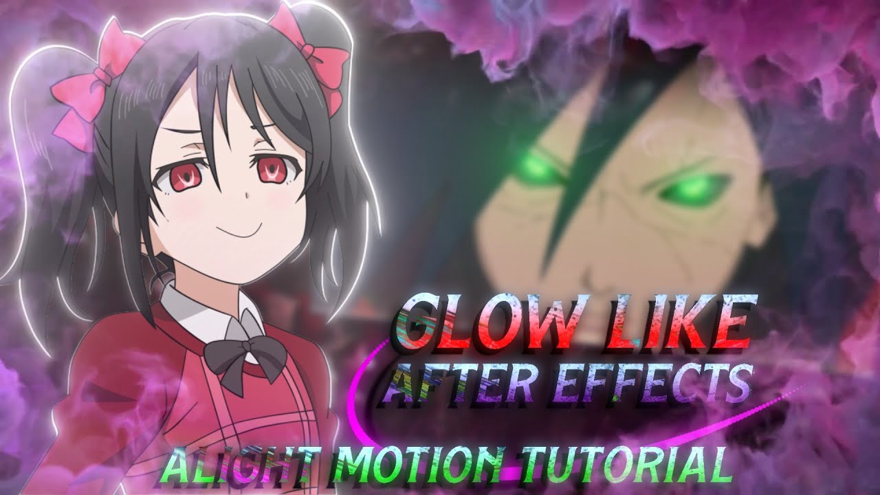 「Easy Method To Make Glow Like After Effects]°Alightmotion Tutorial [Free preset]