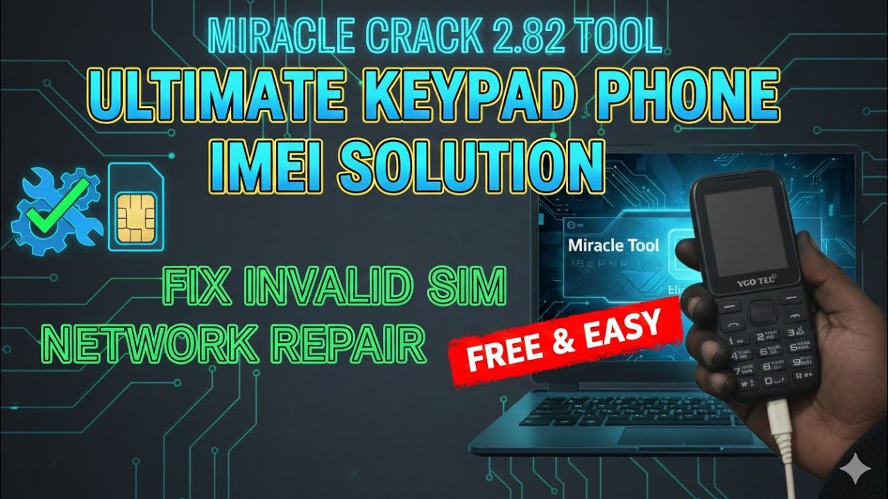 Keypad mobile imei repair tool | keypad phone imei change | miracle box 2.82