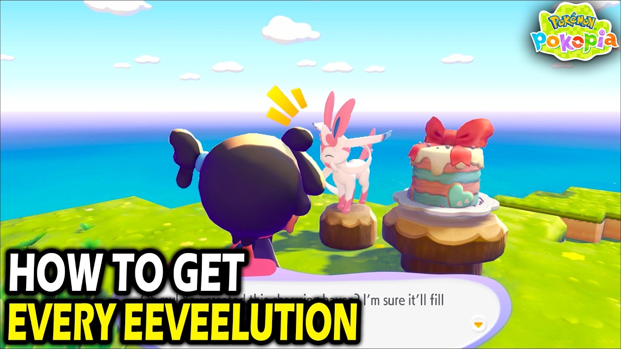 Как получить всех эликсиров Иви в Pokemon Pokopia