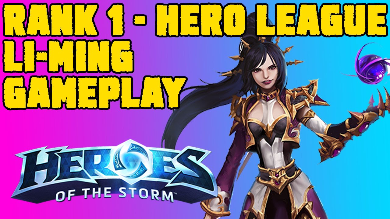 Heroes of the Storm (HotS) Li-Ming Rank 1 Gameplay Commentary | MonzyGames
