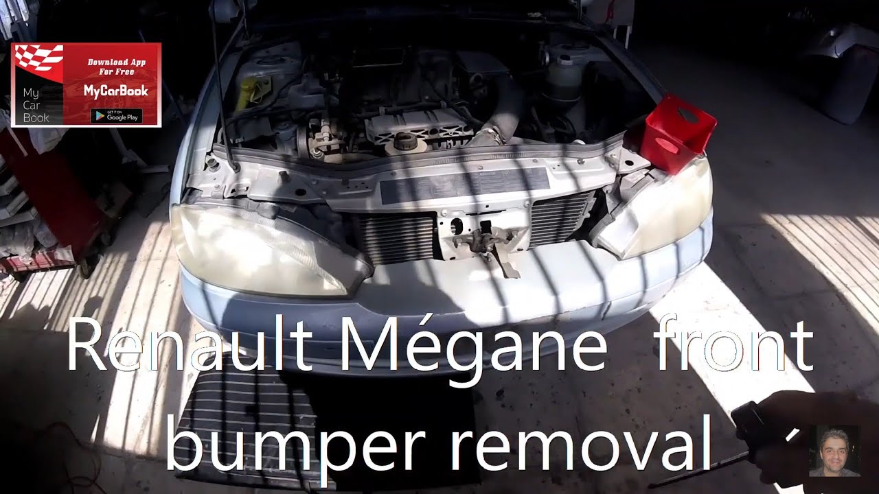 Renault Mégane  1995–2002  front bumper removal