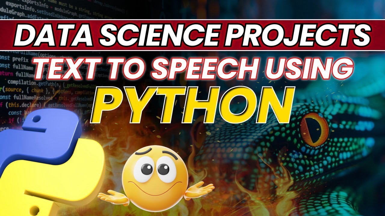 Data Science Project : Text to Speech Using Python | iNeuron