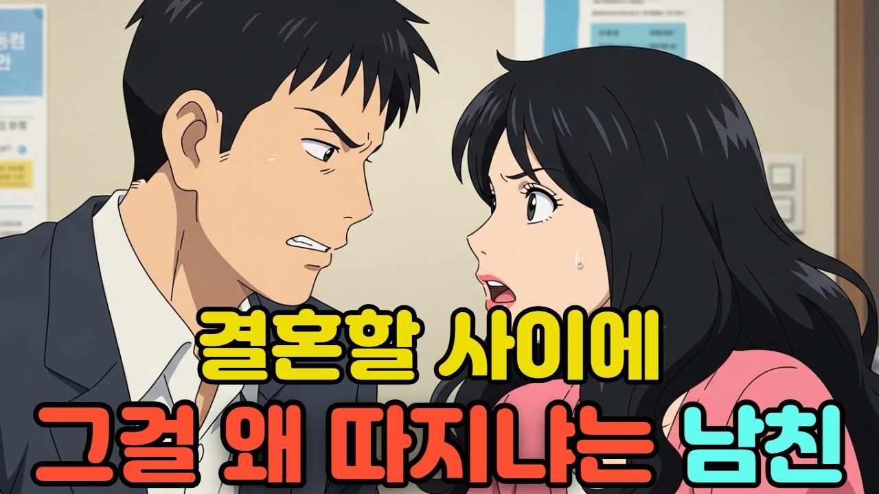 결혼할 사이에 그걸 왜 따지냐는 남친