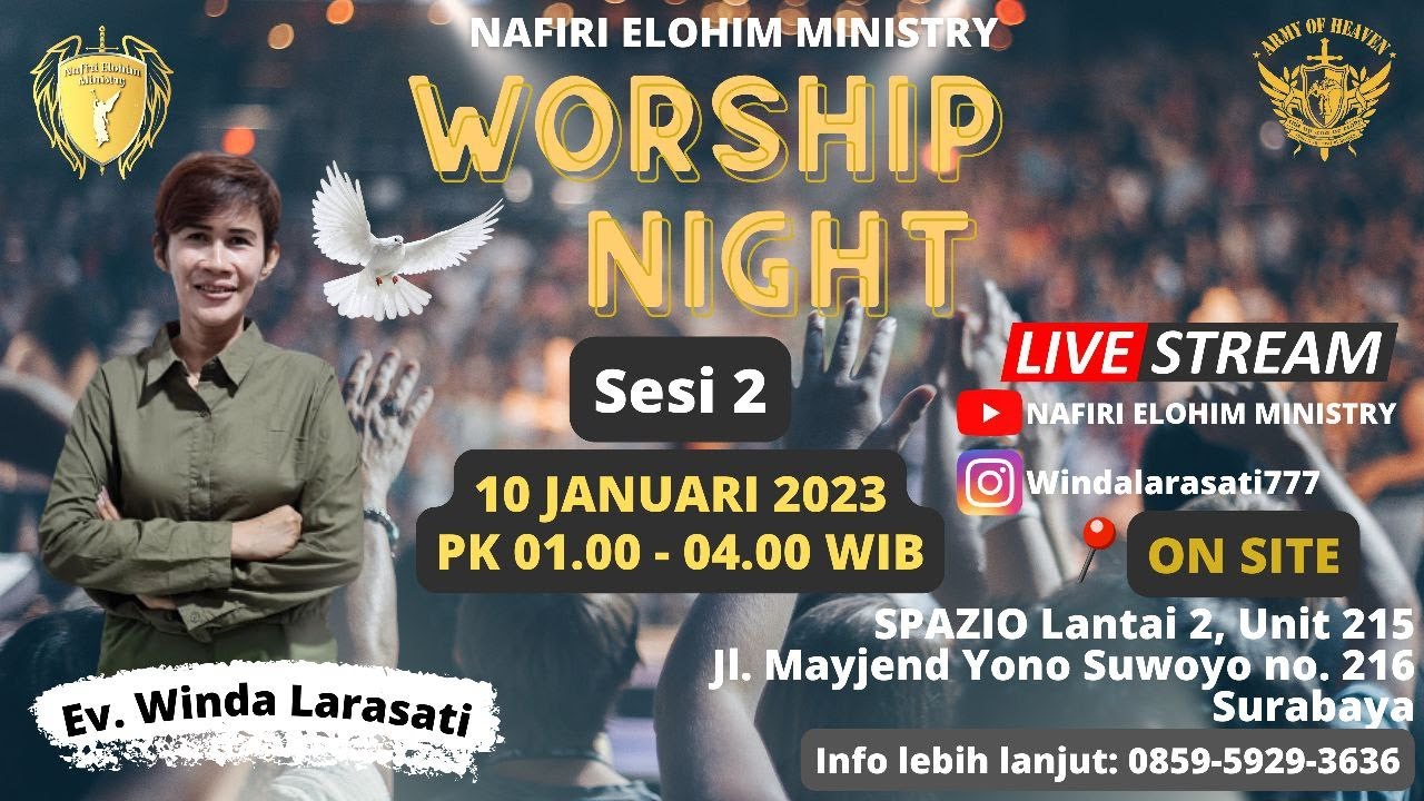 Worship Night Sesi 2 - Ev. Winda Larasati 