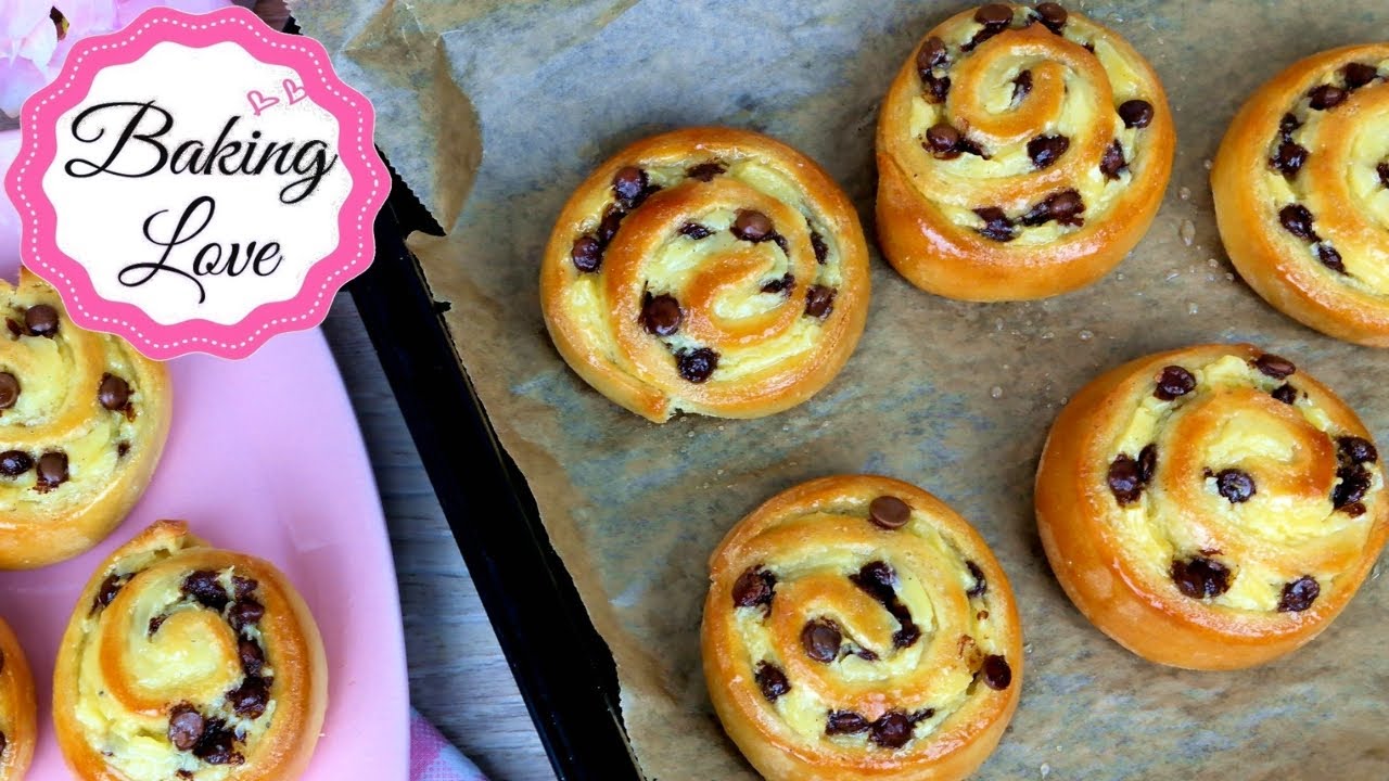 Himmlisch leckere Schoko Puddingschnecken aus das grosse Promi Backen