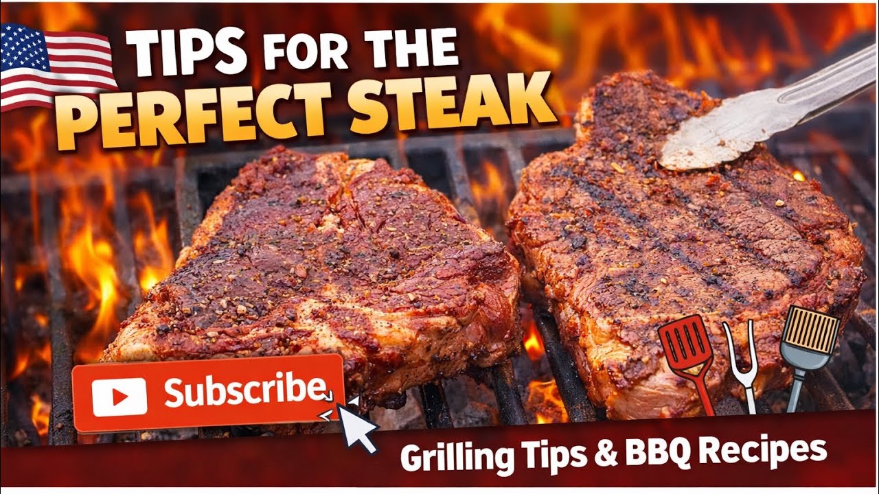 Perfect Ribeye Steak on the Grill 🔥 Juicy BBQ Over Open Fire #steak 