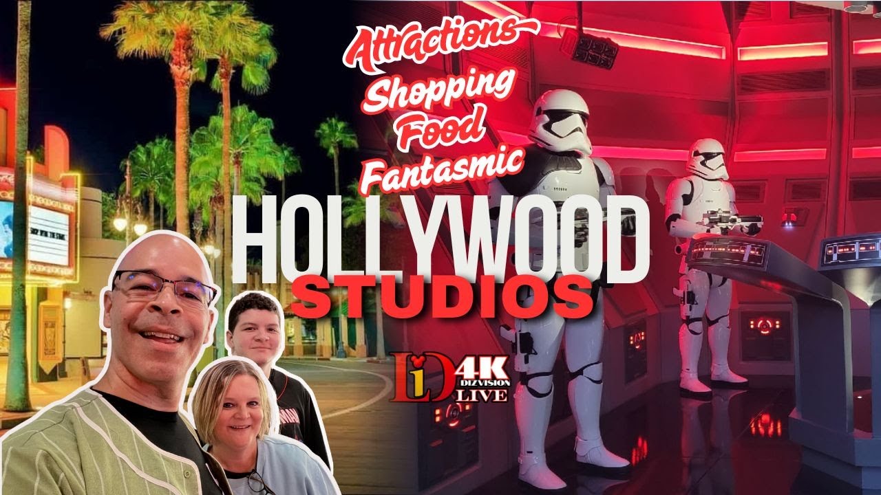 LIVE from Disney&rsquo;s Hollywood Studios! Rides, Food Reviews & Fantasmic Nighttime Show | Living in Diz