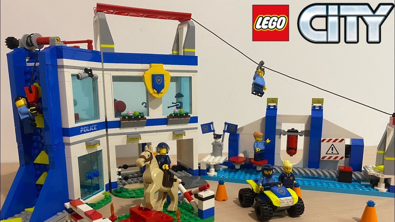 Lego City Police Training Academy with Obstacle Course 60372 Speed Build