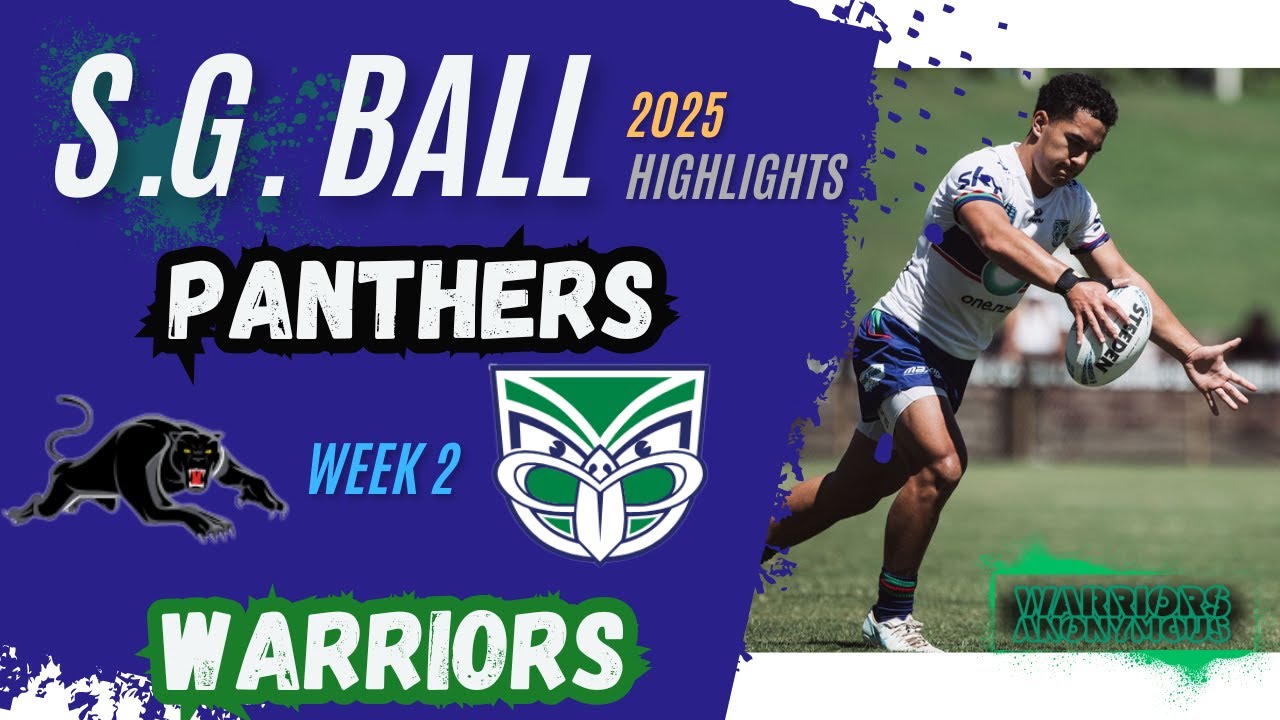 Warriors v Penrith | SG Ball 2025 | Rd 2 HIGHLIGHTS