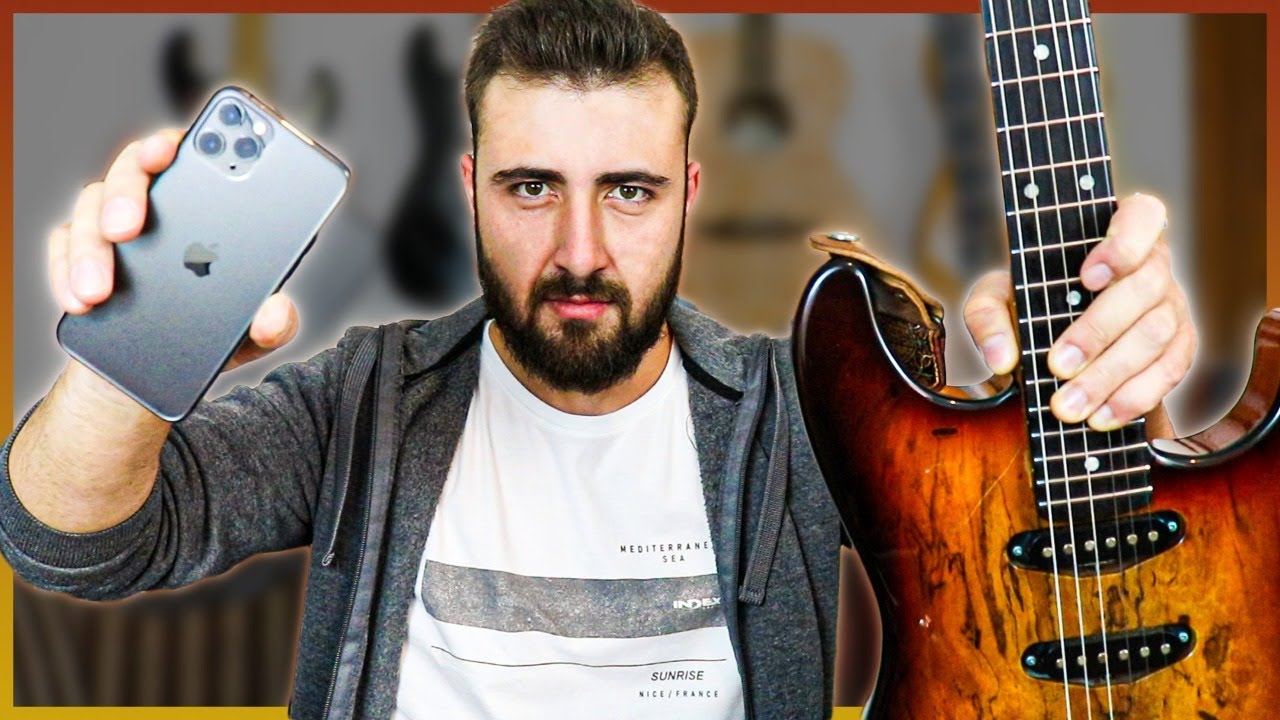 Gravando GUITARRA com o CELULAR !!!RESULTADO INCRÍVEL!!!