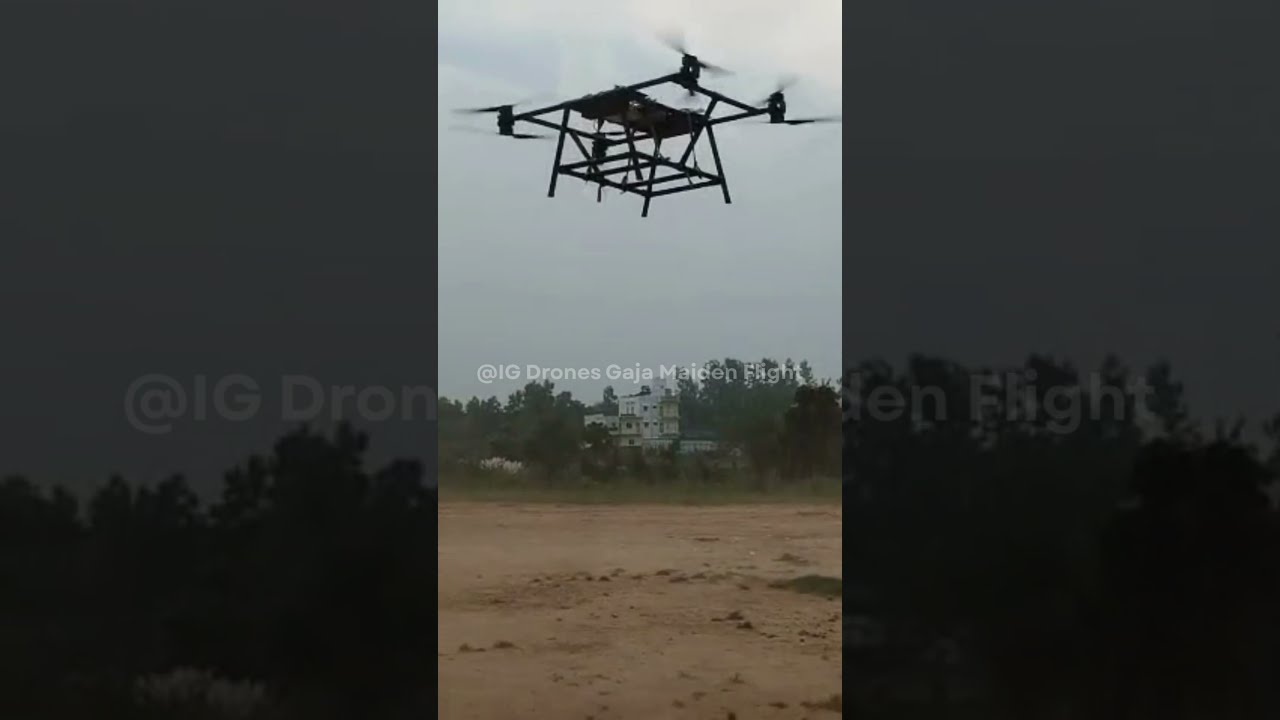 IG Drones GAJA takes flight. #igdrones #operationsindoor #shorts