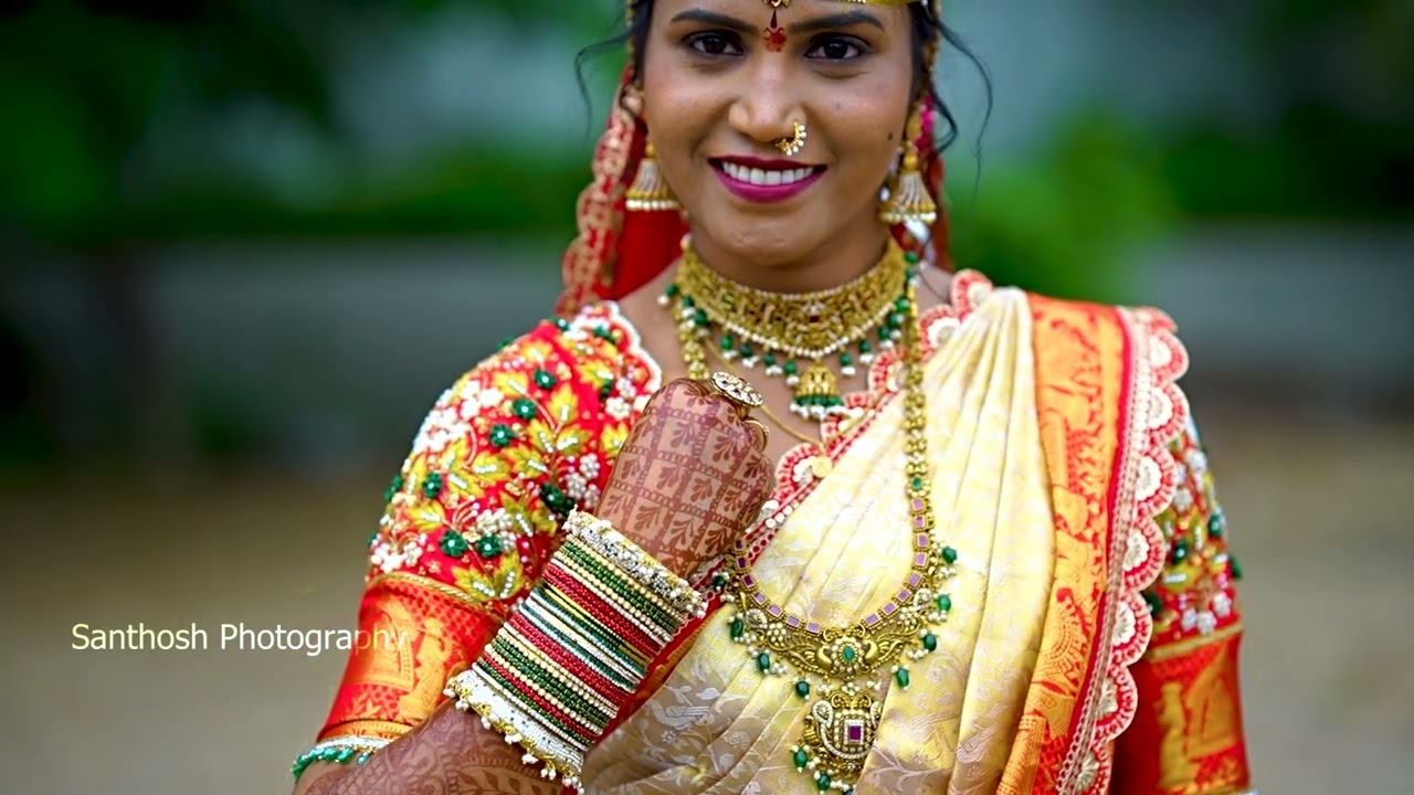 SAI SHARATH weds NAVEENA # WEDDING # santhosh photography