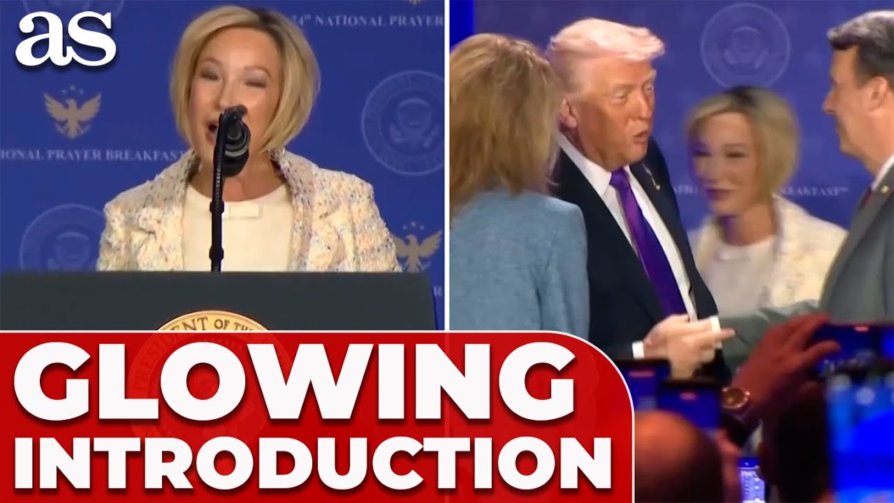 PAULA WHITE HAILS TRUMP as the “GOAT” at National Prayer Breakfast