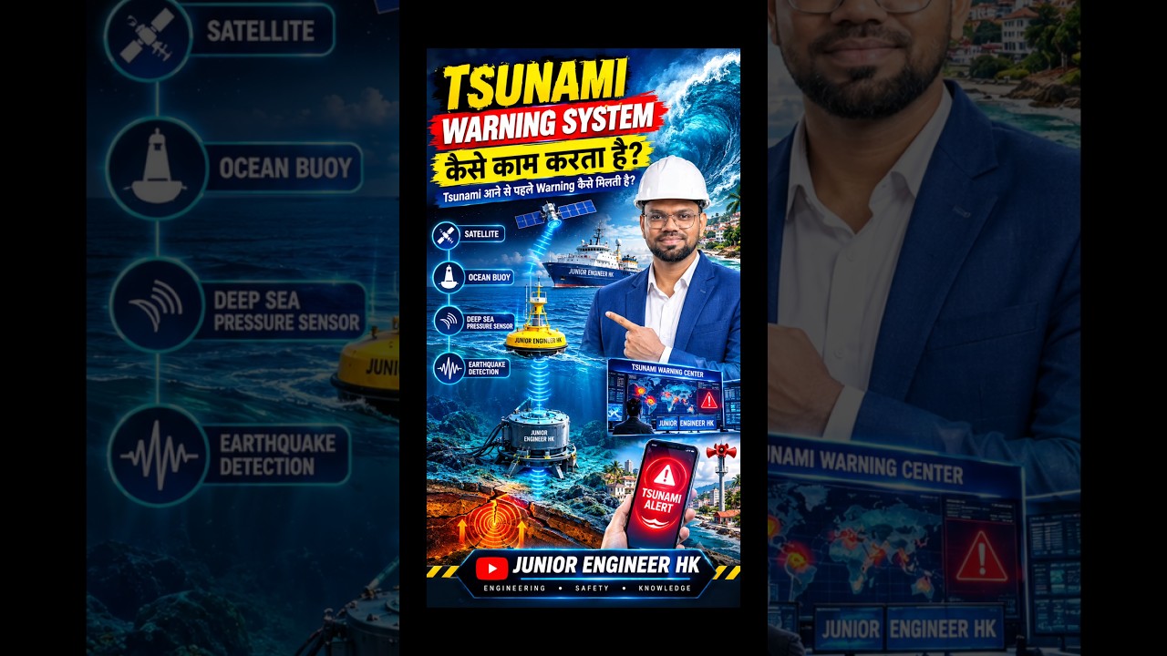 How Does a Tsunami Warning System Work? | How Do You Get a Warning Before a Tsunami Hits? #shorts