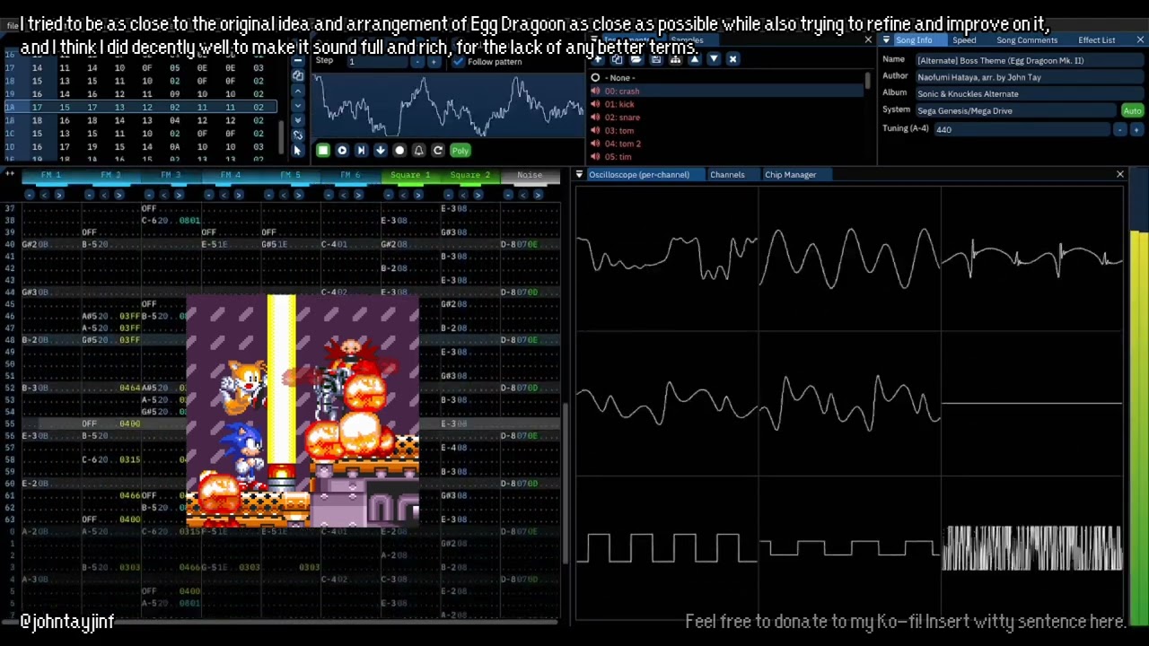 Naofumi Hataya, John Tay - [Alternate] (S&K) Boss Theme (YM2612 + SN76489)