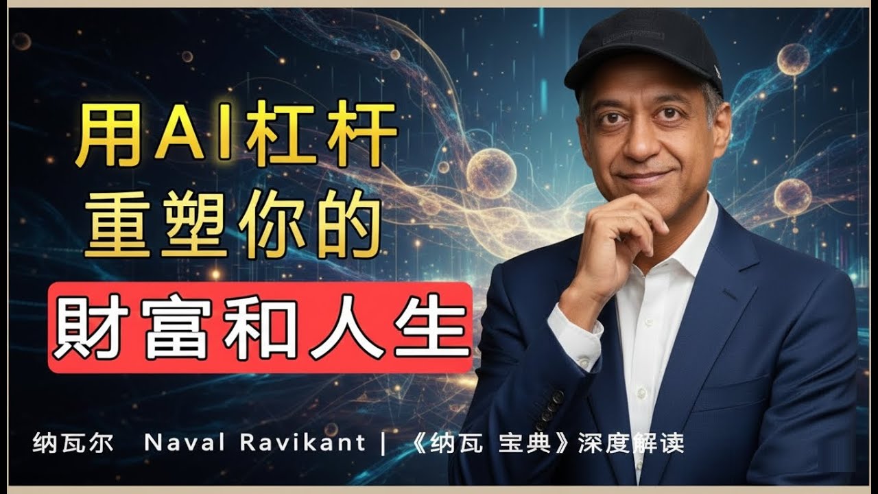 “用AI放大你的判斷力，而不是替代你的判斷力。前者通向財富，後者通向失業。”納瓦爾 Naval Ravikant | 《納瓦爾寶典》深度解讀