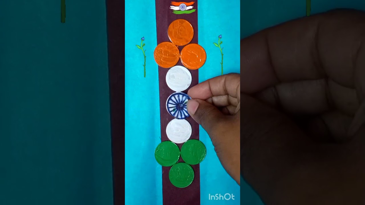 🙏🍀🇮🇳🍀🙏 flag drawing..#flagart #art #short