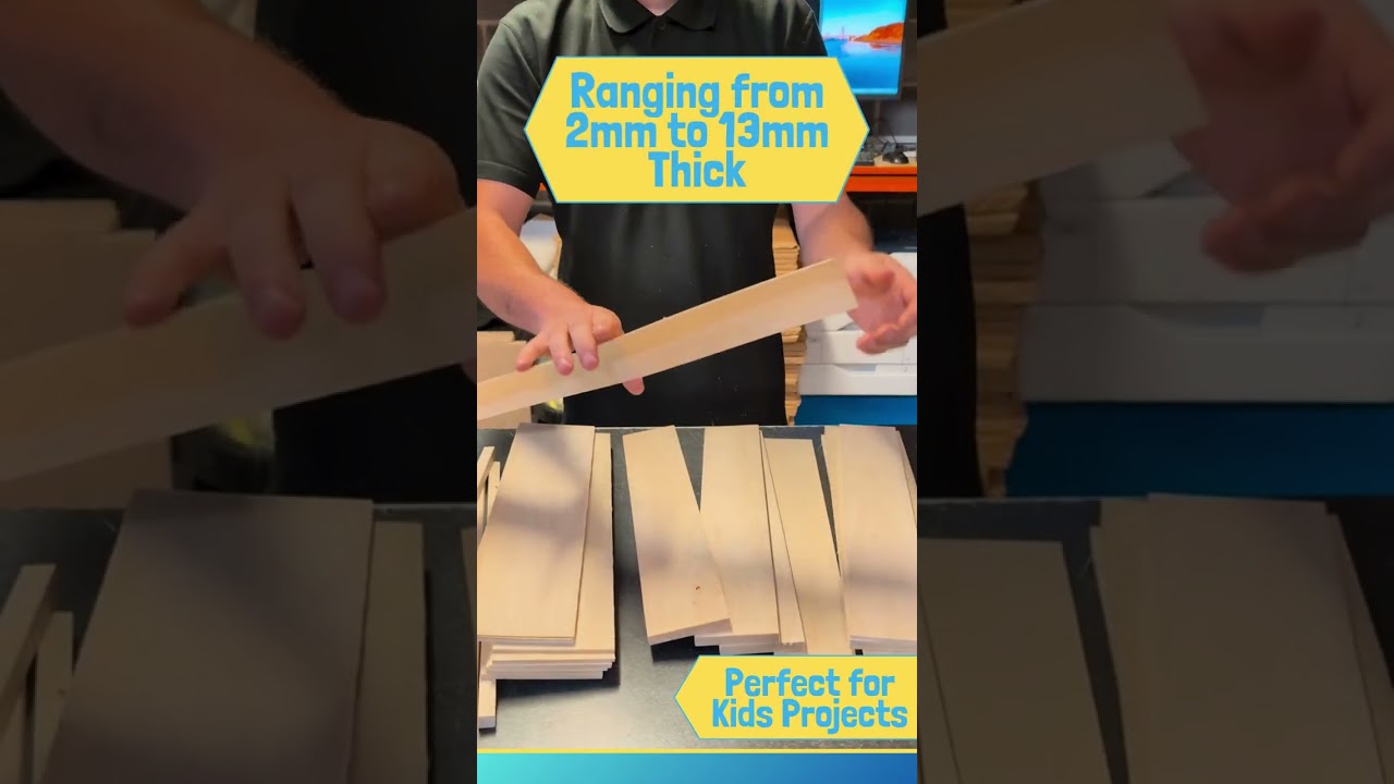 Balsa Wood  Assorted Pack Unpacking