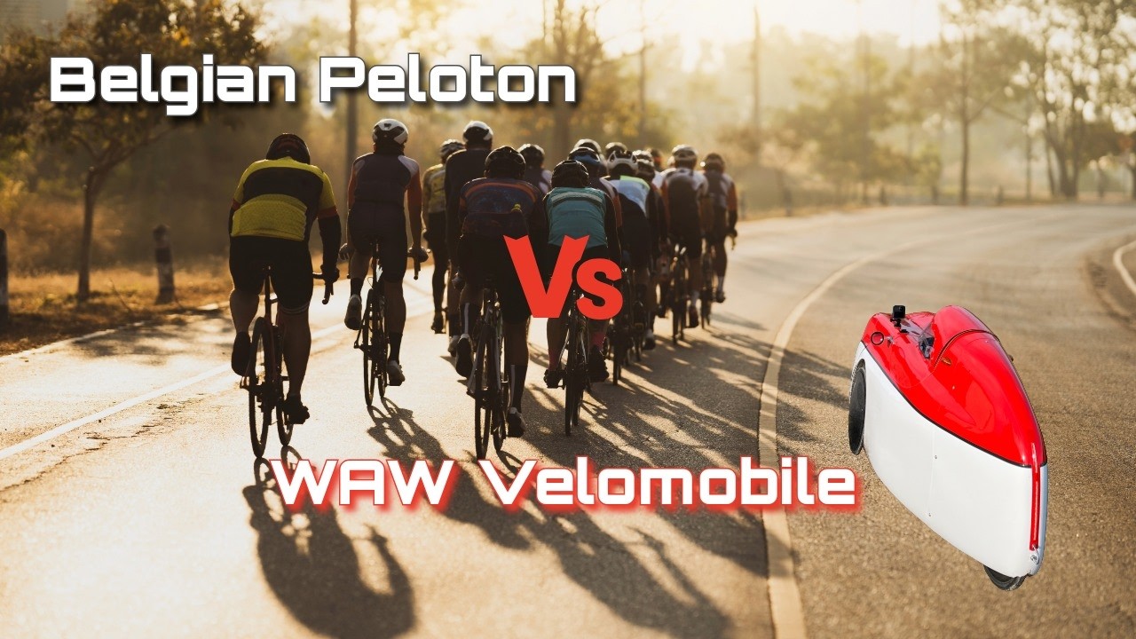 Belgian Peloton vs Velomobile