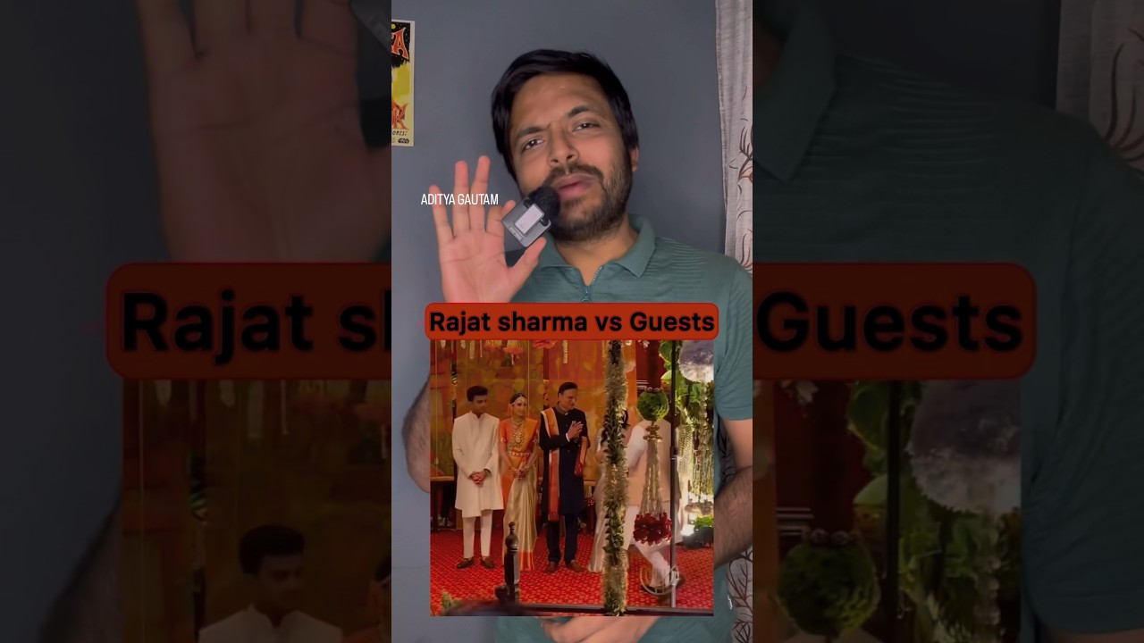 Rajat sharma daughter&rsquo;s wedding becomes VIP hall | BJP ties and connection #trending #rajatsharma