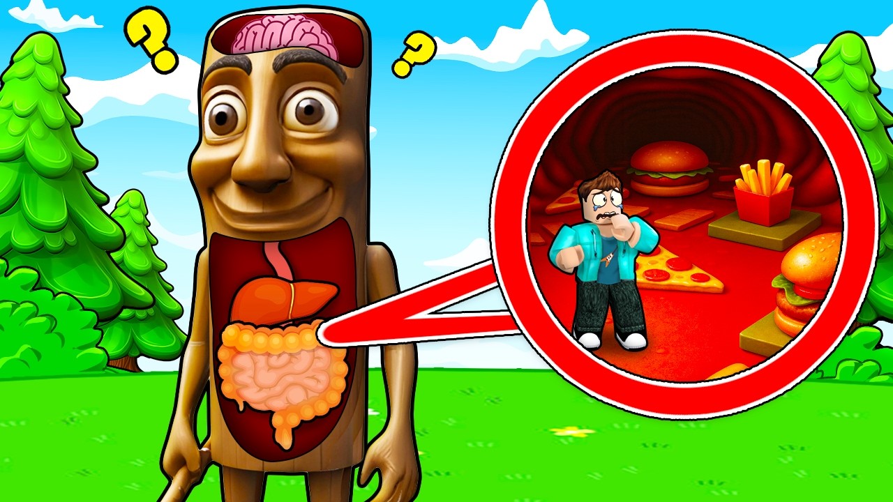 WHAT'S INSIDE TUNG TUNG SAHUR'S STOMACH IN ROBLOX !!