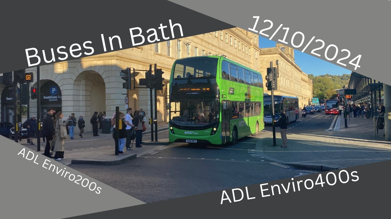 Buses In Bath | 12/10/2024 | Enviro400/200+MMCs, Optare Solos