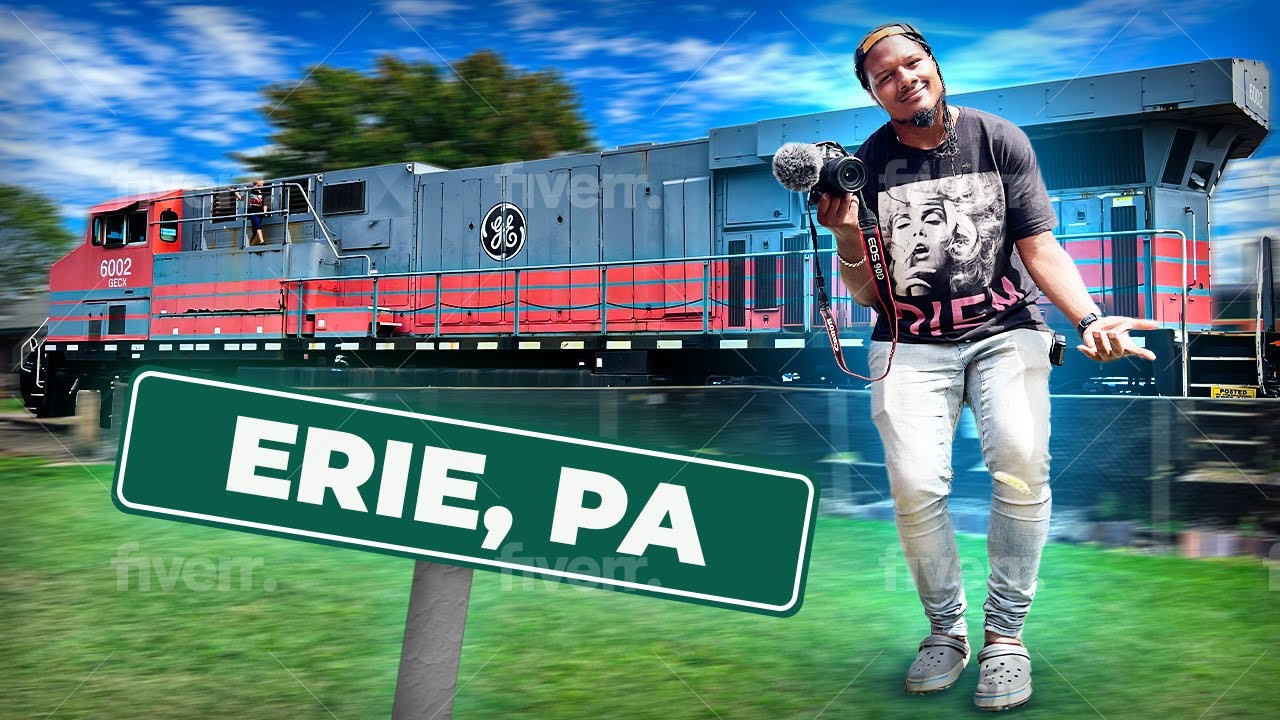 I WENT TO ERIE, PA  just to watch trains!!!