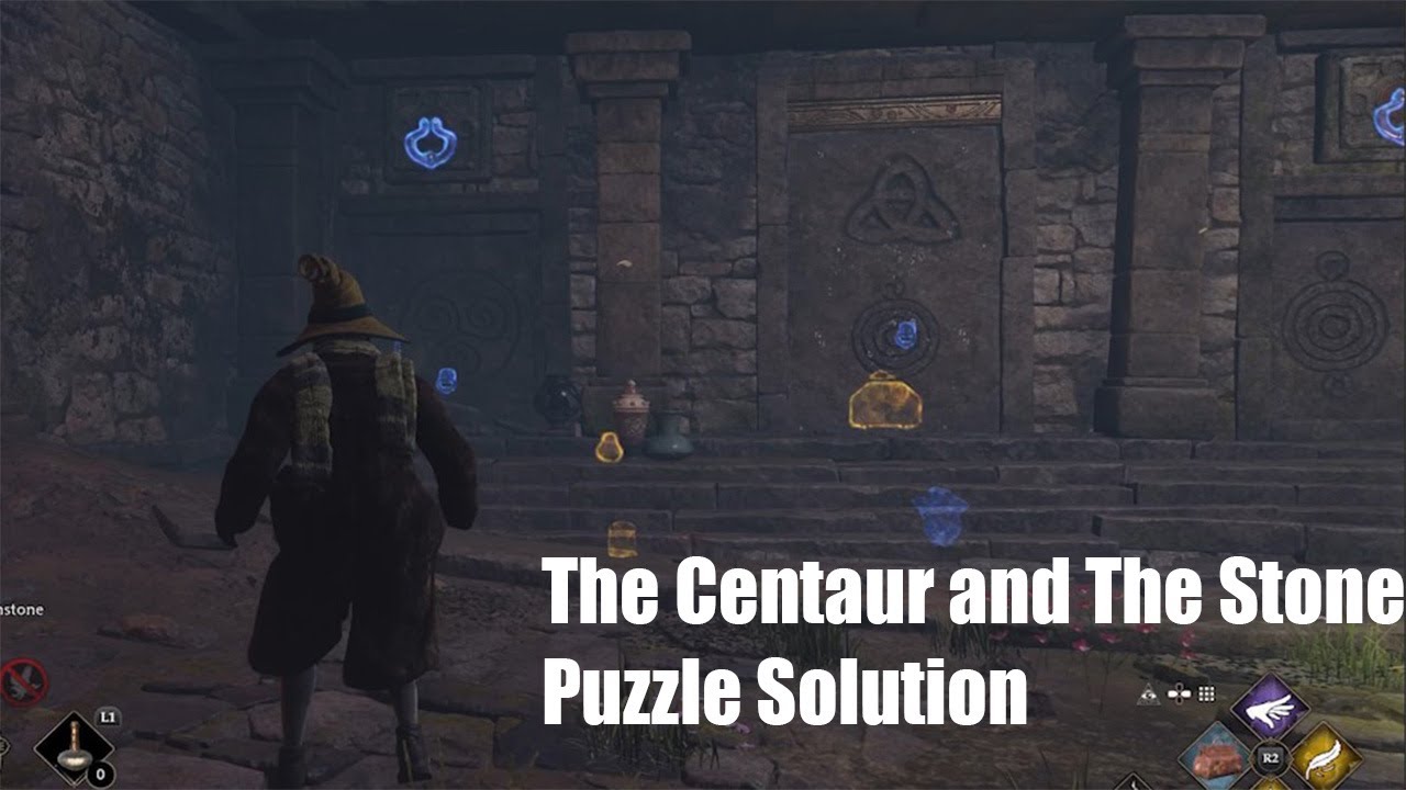 Hogwarts Legacy - The Centaur and The Stone Puzzle Solution Mission