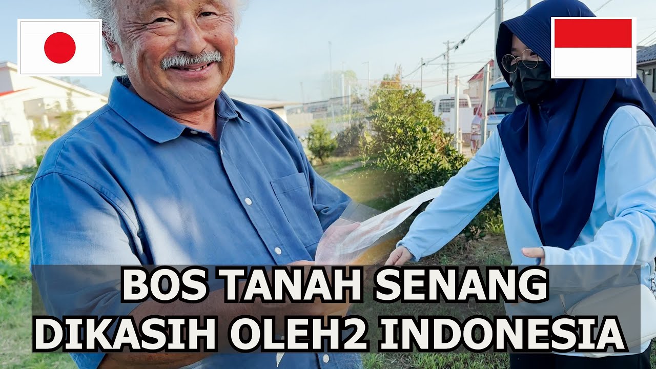 REAKSI BOS TANAH PERTAMA KALI DIKASIH OLEH2 DARI INDONESIA