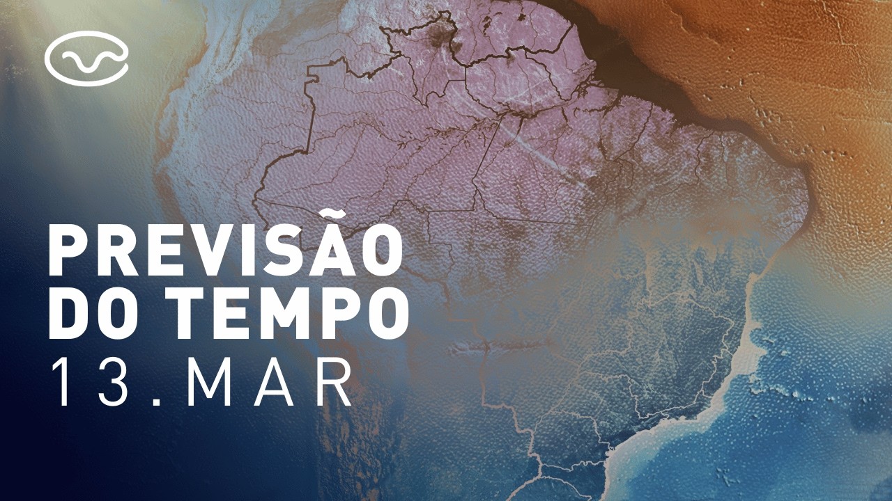 Previsão do tempo desta sexta-feira (13)!