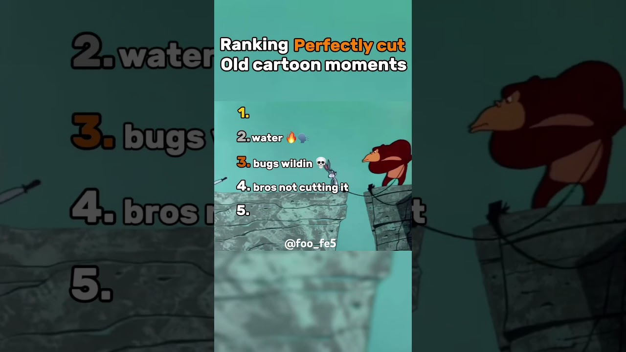 Ranking perfectly cut old cartoon moments #funny #ranked #tiktok